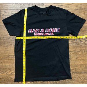 Rag & Bone Universal Black Short Sleeve Tee (Size Medium)